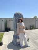 کت زنانه لیین کرم فری سایز