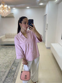 شومیز زنانه لیین صورتی فری سایز