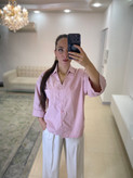 شومیز زنانه لیین صورتی فری سایز