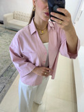 شومیز زنانه لیین صورتی فری سایز