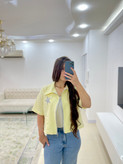 بامبر زنانه لیمویی فری سایز