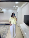 بامبر زنانه لیمویی فری سایز