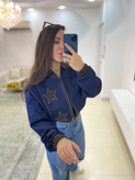 بامبر جکت جین زنانه فری سایز