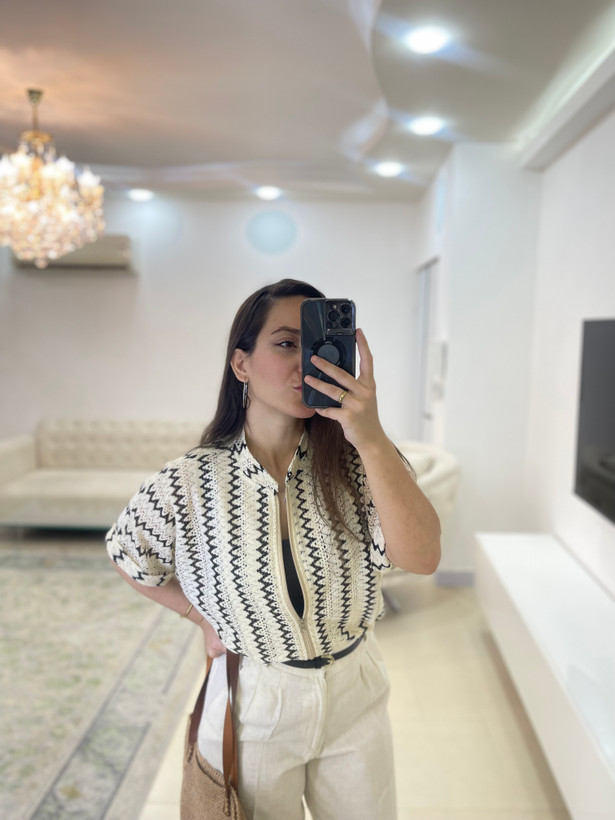 بامبر جکت زنانه گیپور فری سایز