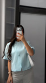 کت لینن زنانه آستین کوتاه فری سایز
